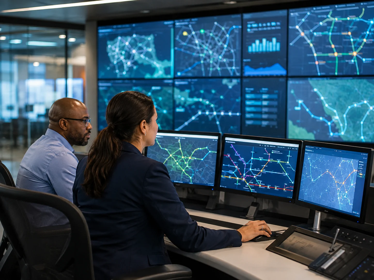 Connected transportation operations coordinating traffic, transit, and logistics